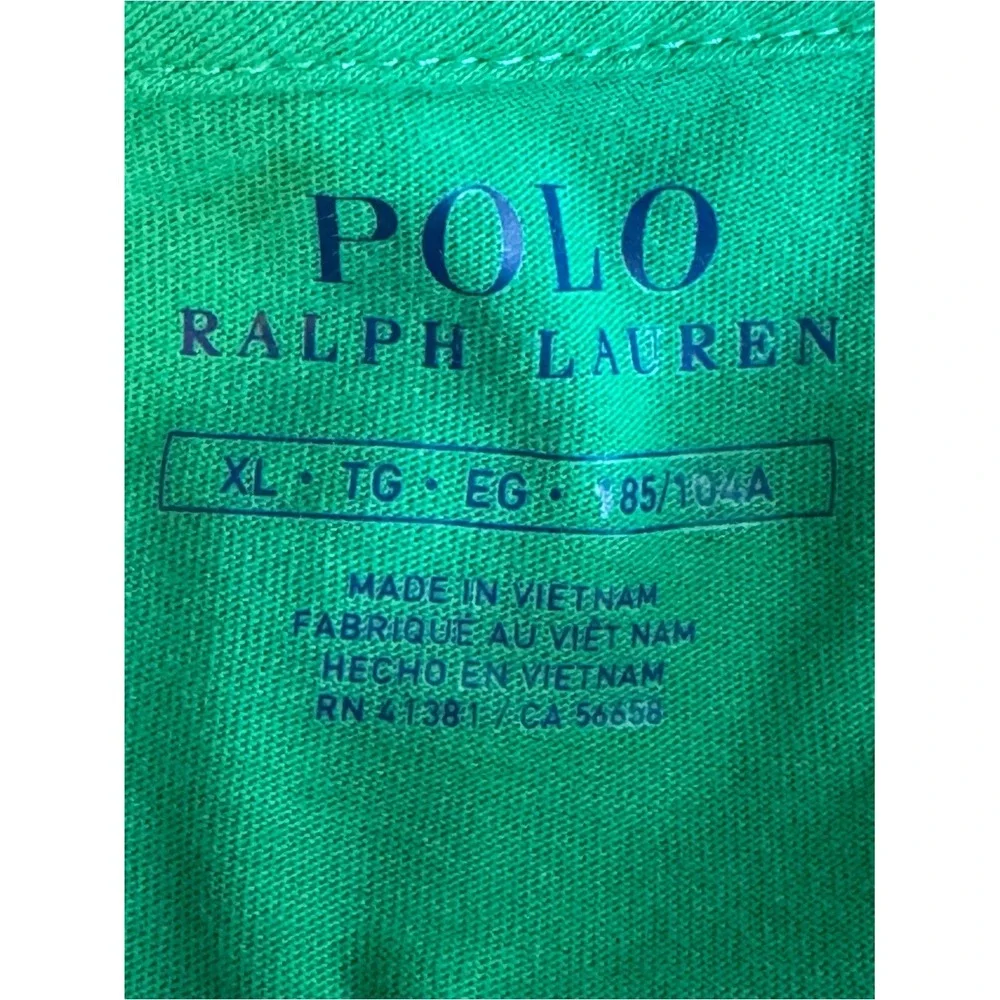 Polo by Ralph Lauren Bright Green Logo Tee Hoodie‎